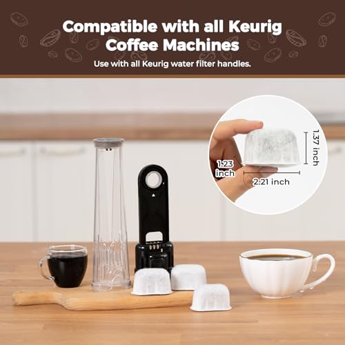 Geesta Premium 12-Pack Keurig Charcoal Water Filter Cartridges
