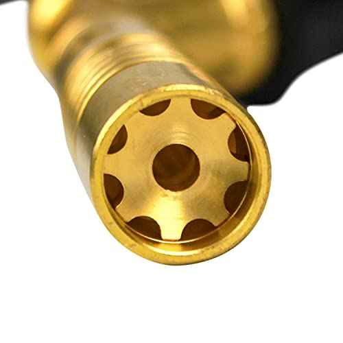 BLUEFIRE MRAS-8210 Super Jumbo Turbo Flame Propane Gas Welding Torch with 5' Hose Fuel by MAPP MAP Pro Propane Great High Intensity Nozzle Head for Soldering Brazing Large Dia Copper Pipe