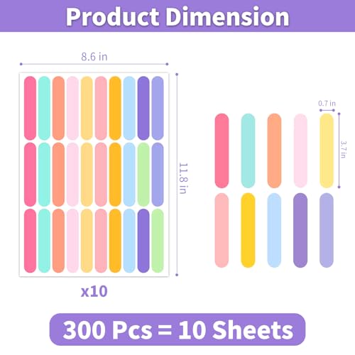 Confetti Wall Decals - 300 Peel & Stick Vinyl Stickers for Kids Rooms & Parties
