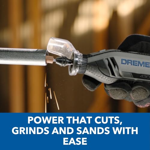 Dremel 4300-5/40 Rotary Tool Kit with 45 Pieces, LED Light, 40 Accessories
