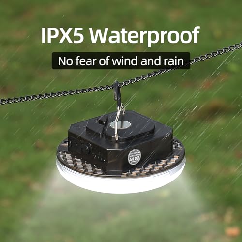40W Rechargeable LED Camping Lantern - Waterproof Portable Light 5000Lm for Tents & Outdoors