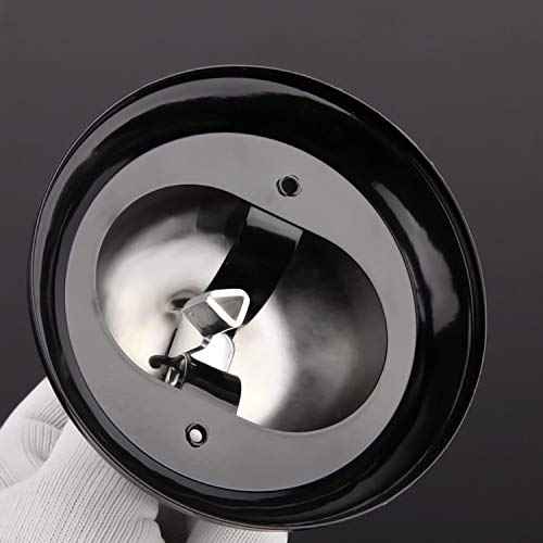 Call Bell 2 Packs 3.3 Inch Diameter with Metal Anti-Rust Construction, Desk Bell for Hotels, Schools, Restaurants, Reception Areas, Hospitals, Warehouses(Silver)