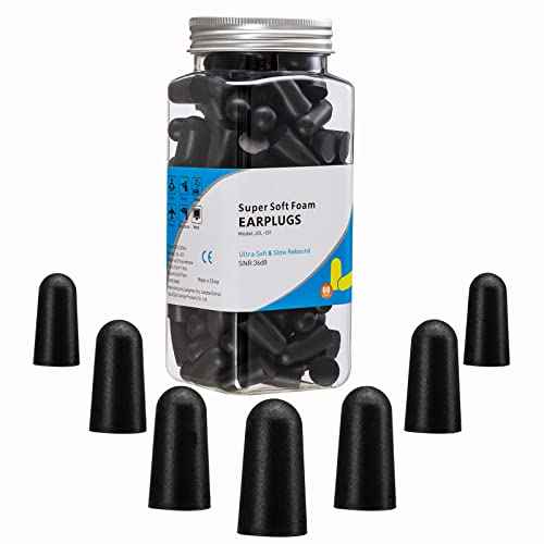60 Pairs Bottled Earplugs for Noise Cancelling Foam EarPlugs for Sleeping Work Snoring Sound Blocking Construction Noise Reducing Earplugs
