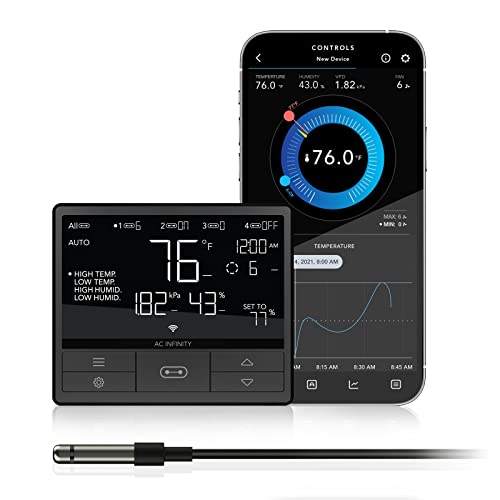 AC Infinity Controller 69 PRO - Smart Environmental Controller for Grow Tents, Fans & Lights