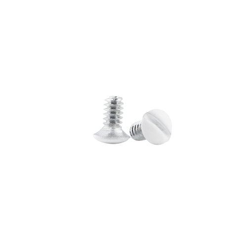HANLATO 140 Pcs Wall Plate Screws 5/16 inch Long 6-32 Thread White Wall Plate Screws Outlet Cover Screws Switch Plate Screws Light Plate Screws Metal Panels Screws for Wall Light Switch Panels