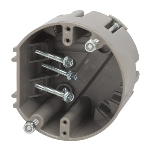 Southwire Electrical Box for Ceiling Fan & Light Fixture - Adjustable Support, Gray - Ceiling / Fan & Fixture