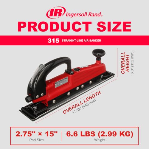 Ingersoll Rand 315 Straight-Line Air Sander 2.75x15 Inch, One Size