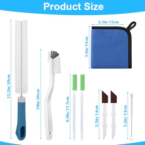 XANGNIER Humidifier Cleaning Brush Kit 8 Pcs Multicolor - Deep Clean