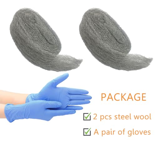 Alabrocon Steel Wool Mice & Pest Control, 2 Pack, 3" x 10 Ft