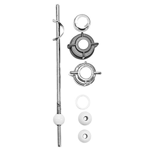 PermaFLOW Pop-Up Drain Repair Kit with Threaded Adjustable Ball Rod Chrome