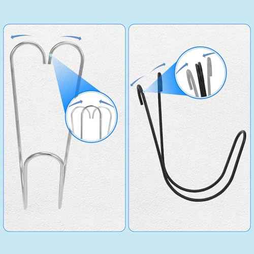 Garden Hose Storage Hook Water Hose Holder Hose Hanger,304Stainless Steel Solid Hose Hook Holds Up to 50Ft Hose Perfect for Garage, Garden, Tool Room(Matt Black 1pcs)