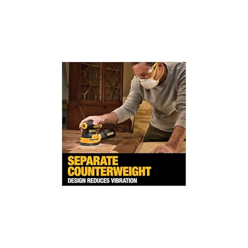 DeWalt Random Orbit Sander - Variable Speed 5-Inch, Model DWE6423, Corded Power Tool