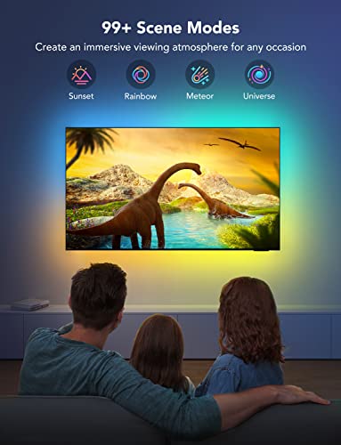 Govee 12.5FT RGBIC TV LED Backlight for 55-65 Inch Smart TVs - App & Voice Control