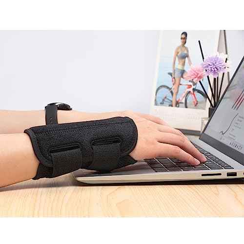 Boenoea Wrist Brace for Carpal Tunnel, Wrist Brace Night Support, Adjustable Wrist Splint Right Left Hand, Wrist Support for Women and Men, for Relief Pain of Arthritis, Tendonitis, Sprains (S/M)