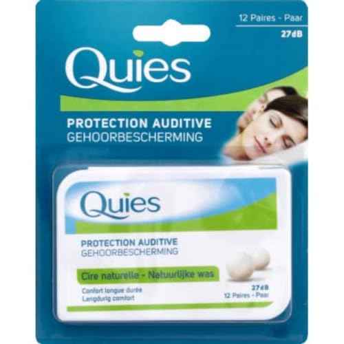 Quies Wax Ear Plugs - 12 pairs