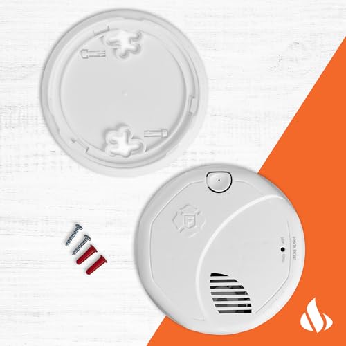 First Alert 10-Year Battery Smoke Alarm with Dual Sensors - Precision Detection, 1 Pack