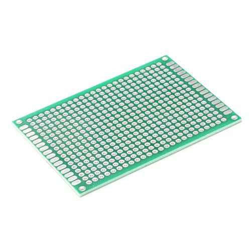 40PCs PCB Board Prototyping PCBs Circuit Boards Kit | 5 Size Universal untraced Perforated Printed Circuits Boards | Solder-able Circuit Protoboards for DIY Soldering Electronic Projects