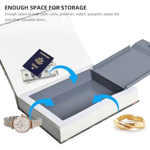 Real Paper Diversion Book Safe with key Secret Box Collection Love with Your Whole Heart
