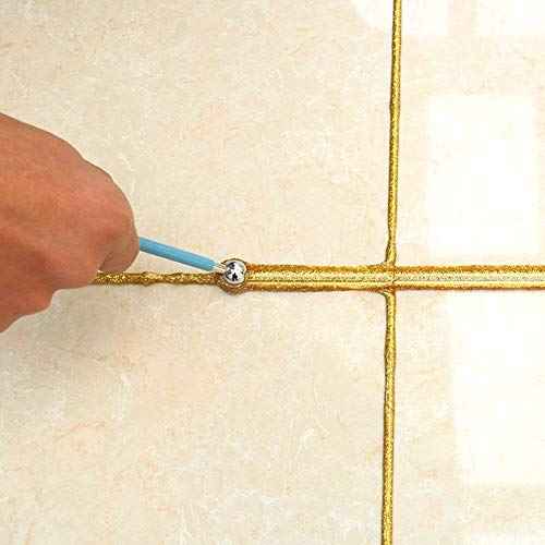 Caulking Tool Kit,Caulk FinishingToolsTile Floor Joint Repair Kit for Bathroom Kitchen and the Rest of the Household, Blue