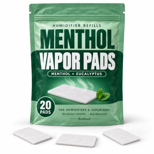 Menthol Vapour Pads for Humidifiers & Vaporizers – Berkland 20 Pack