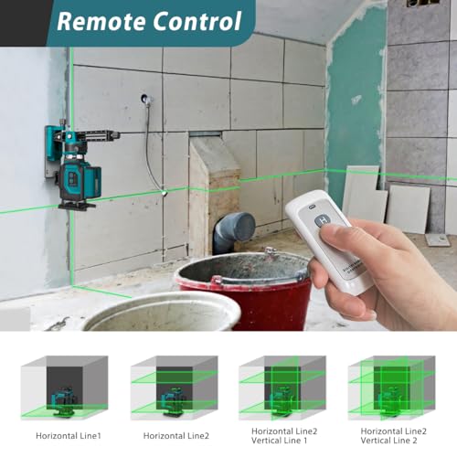 Takamine 16 Line Green Laser Level Pro 4x360° Cross Line for Construction - Variation: 4x360° 16Line