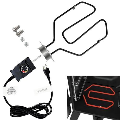 1650W Electric Smoker Heating Element with Adjustable Thermostat
