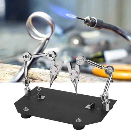 Welding Work Clip, Welding Table Clamps for Soldering, Welding Fixture Clip Sturdy, Third Hand Tool 360¡Æ Adjustable, Auxiliary Welding Work Clip for Soldering Repairing