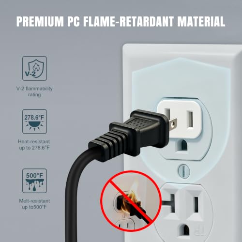 Lenink 12 Pack Plastic Outlet Fix for Loose 2-Plug Sockets - Secure, Adhesive Backing