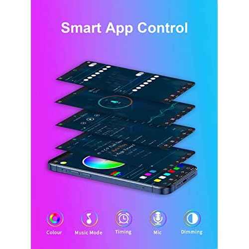 LED Lights for TV, 16.4ft LED Lights for 45-75 Inch TVs, RGB TV Backlight Behind, Music Sync Bluetooth APP & Remote Control Strip Lights USB Powered for Bedroom, Gaming, Home D?cor