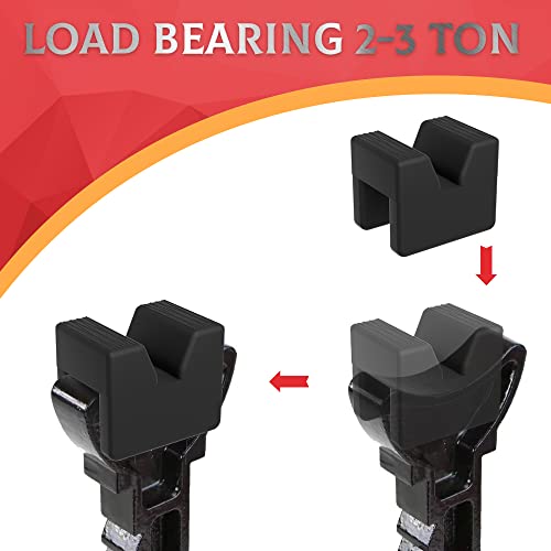Seven Sparta 4 Pack Jack Stand Pads Adapter for Pinch Welds Protectors Cube
