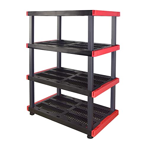 CX Craftsman 4-Tier Heavy Duty Plastic Garage Storage Shelves