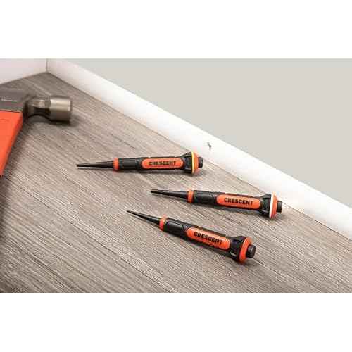 Crescent 3 Piece Set, 5" Gripped Punch - CNPS12332G