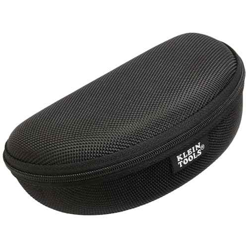 Klein Tools 60176 Safety Glasses Case, Hard Eye Protection Case with Zipper Closure