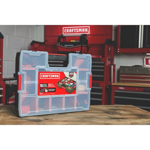 CRAFTSMAN Large Tool & Parts Storage Organizer with 15 Compartments, Pack of 1