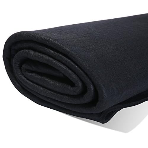 High Temp 24"X36"X1/4'' Felt Carbon Fiber Welding Blankets Black (24 x 36 inches)