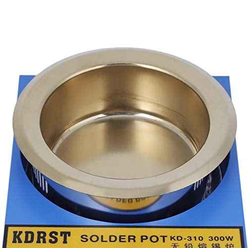Soldering Desoldering Bath, Solder Pot, Portable Electronic Wire Production for Coil Pin Tin Plating Electronic (US standard 110V)