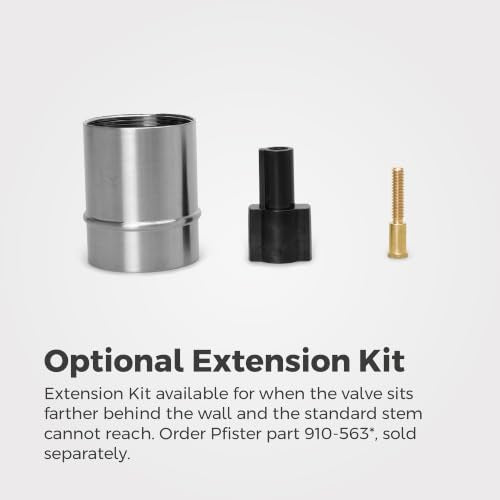 Pfister Weller Single Handle Shower Valve Trim Kit Polished Chrome - OX8 Series Replacement Handle (1 Pack)