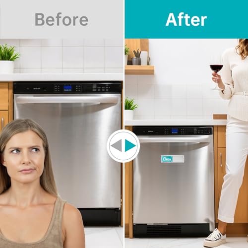 PSLER Clean/Dirty Dishwasher Magnet - Green & Blue Slide Indicator