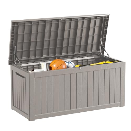 270 Gallon Waterproof Outdoor Storage Box for Patio, Garden & Pool Gear