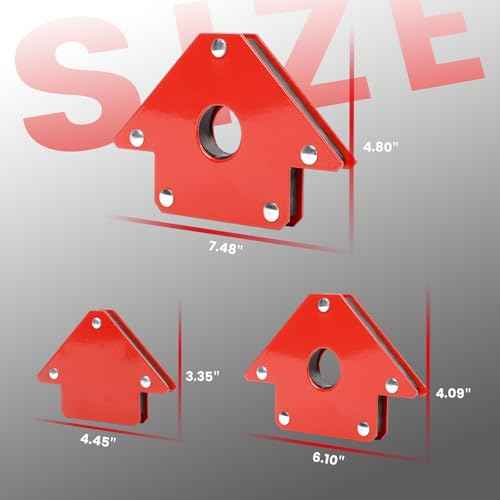 Welding Magnets 50LBS Pack of 4 Magnetic Welding Holder Heavy Duty Welding Magnet Tools and Accessories for 45, 90, and 135 Degree Angles Super Strong Welding Magnets and Clamps