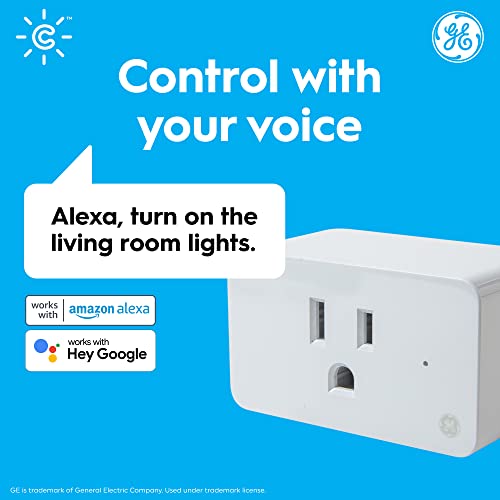 Cync Smart Indoor WiFi Outlet Plug - 1 Pack, Voice & App Controlled, Matter Compatible