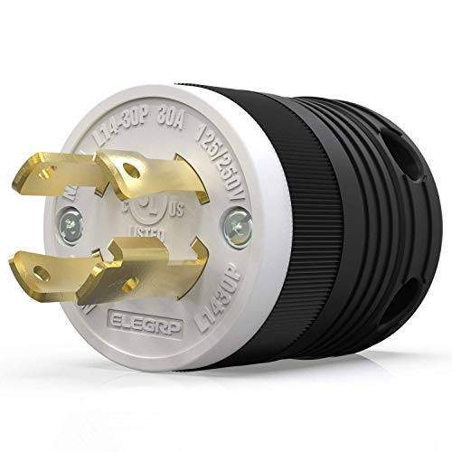 ELEGRP NEMA L14-30R Locking Receptacle 30A Industrial Grade Twist Lock Outlet