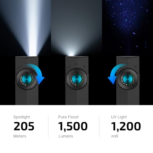OLIGHT ArkPro EDC Flat Rechargeable Flashlight - Black, Cool White 5700K-6700K, Pocket Size, Multi-Mode, Magnetic Base
