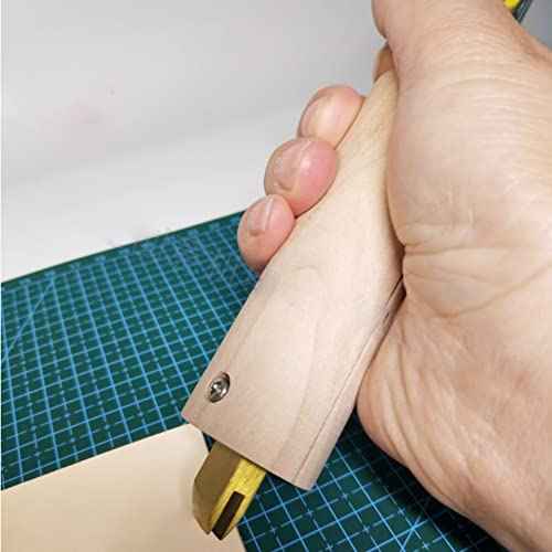 Pssopp 9Pcs Leather Brass Solder, Leather Hot Process Soldering Tools Brass Soldering Iron Tip to Burn The Decorate Leather Craft Making Tool