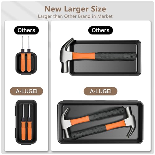A-LuGei Military Grade 69-Piece Toolbox Organizer Set with 5 Sizes for Garage & Home