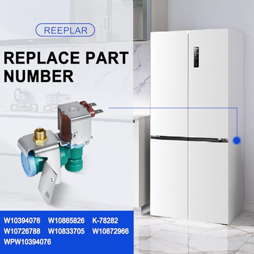 Refrigerator Water Inlet Valve WPW10394076 W10726788 for Whirlpool KitchenAid