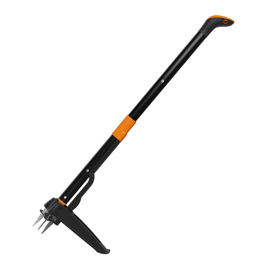 COSPARX Weed Puller Tool – 4-Claw, Extra-Long 43” Handle, No Bending, Easy Eject – Removes Weeds Effortlessly – Sturdy Foot Pedal & Lightweight Aluminum – Effortless Hand Weeding Tool