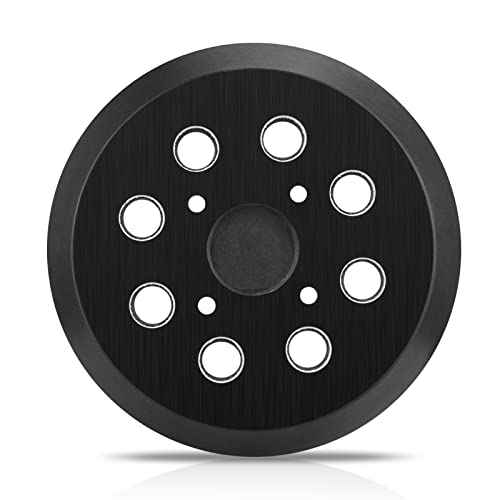 5 Inch 8 Hole Orbital Sander Pads Compatible with Ridgid R2501 R2600 R2601 R2611 R8606 Random Orbit Sander Replacement Hook and Loop Backing Pad Parts # 300527002