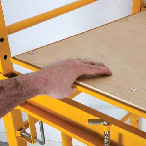 Metaltech Scaffolding Platform with Trap Door - 67in W x 29in D Steel & Plywood