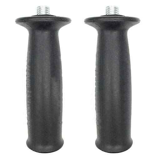 XMHF 12mm Dia Thread Plastic Angle Grinder Sander Handle Tool Black 2Pcs